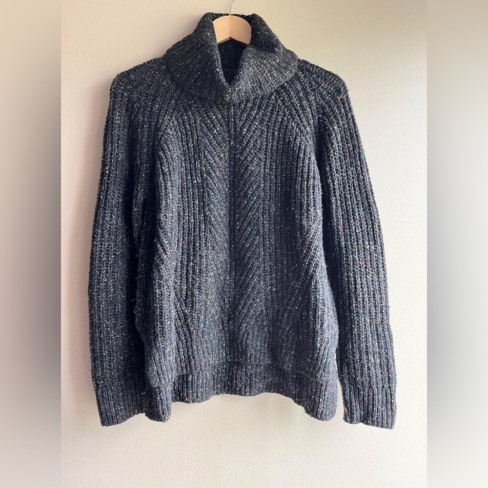 Madewell Charcoal Turtleneck Sweater